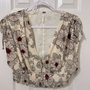 Free People, Morning Sun Top, Medium, Ivory, NWOT